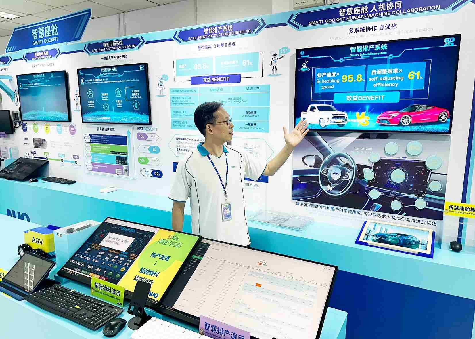 尊龙集团厦门将5G+ABC技术串联生产管理全流程，，，，打通研发、、、、采购、、、生管、、、、制程、、、、设备、、、、质量等产品全生命周期制造流程，，完成数字化设计、、、智慧供应链、、智能座舱、、、全流程设备管理、、、数据驱动优化、、、智慧在线检测、、智慧品管等自适应生产模式升级